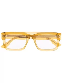 ( Nouvelle Collection ) Gucci Eyewear 003 YELLOW Lunettes De Vue à Monture Carrée Homme