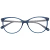 ( Nouvelle Collection ) Gucci Eyewear Lunettes De Vue à Monture Ronde 010 BLUE