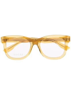 Gucci Eyewear Lunettes De Vue à Monture Carrée Femme
