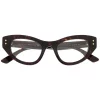 Gucci Eyewear Lunettes De Vue à Monture Papillon 003 BROWN