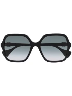 ( Nouvelle Collection ) Gucci Eyewear Lunettes De Soleil à Monture Oversize Femme
