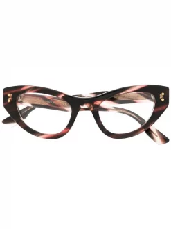Gucci Eyewear 002 BLACK PINK Lunettes De Vue Ă Monture Papillon Femme