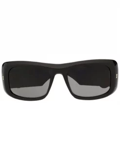 ( Nouvelle Collection ) Gucci Eyewear 001 BLACK Lunettes De Soleil à Monture Carrée Homme
