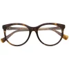 Gucci Eyewear Lunettes De Vue à Monture Ronde 005 BROWN