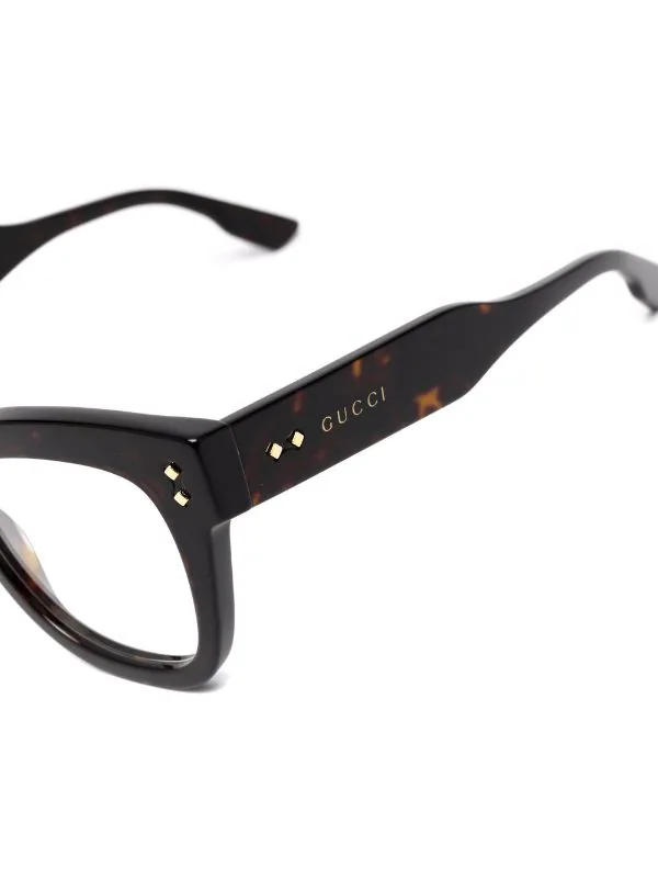 ( Nouvelle Collection ) Gucci Eyewear Lunettes De Vue à Monture Carrée 003 HAVANA 3 ( Nouvelle Collection ) Gucci Eyewear Lunettes De Vue à Monture Carrée 003 HAVANA – Image 3