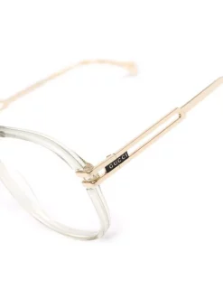Gucci Eyewear Lunettes De Vue à Monture Aviateur Homme -Gucci Eyewear Soldes 2022 17965573 38045323 600