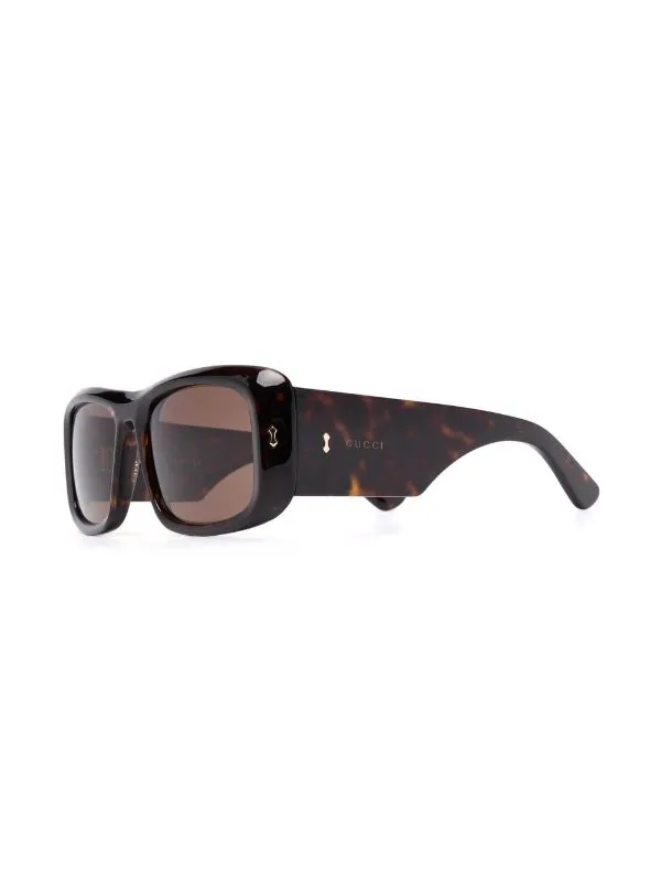 ( Nouvelle Collection ) Gucci Eyewear Lunettes De Soleil à Monture Rectangulaire Femme 2 ( Nouvelle Collection ) Gucci Eyewear Lunettes De Soleil à Monture Rectangulaire Femme – Image 2
