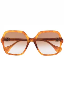 ( Nouvelle Collection ) Gucci Eyewear Lunettes De Soleil Ă Monture Oversize Femme