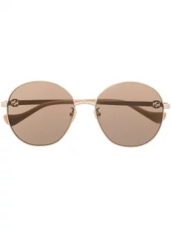 ( Nouvelle Collection ) Gucci Eyewear Lunettes De Soleil Teintées à Monture Carrée Femme