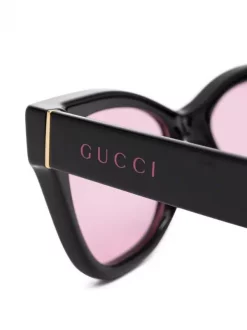 ( Nouvelle Collection ) Gucci Eyewear Lunettes De Soleil à Monture Papillon Femme -Gucci Eyewear Soldes 2022 18018703 38279256 600