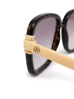 Gucci Eyewear Lunettes De Soleil à Effet écaille De Tortue Femme 5 Gucci Eyewear Lunettes De Soleil à Effet écaille De Tortue Femme -Gucci Eyewear Soldes 2022 18019599 38355347 600