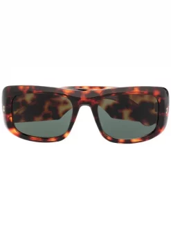 ( Nouvelle Collection ) Gucci Eyewear Lunettes De Soleil à Effet écaille De Tortue 2330 HAVANA HAVANA GREEN