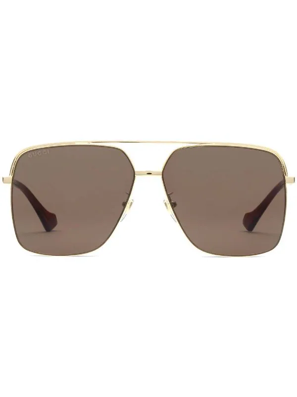 ( Nouvelle Collection ) Gucci Eyewear 8023 Gold Lunettes De Soleil à Monture Aviateur Homme 1 ( Nouvelle Collection ) Gucci Eyewear 8023 Gold Lunettes De Soleil à Monture Aviateur Homme