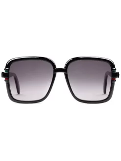 ( Nouvelle Collection ) Gucci Eyewear Lunettes De Soleil à Monture Oversize 1012 BLACK