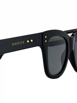 ( Nouvelle Collection ) Gucci Eyewear Lunette De Soleil Tintées à Monture Papillon 1012 BLACK -Gucci Eyewear Soldes 2022 18029426 38173178 600