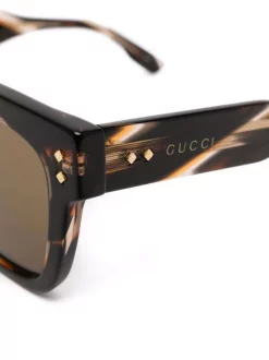 ( Nouvelle Collection ) Gucci Eyewear Lunettes De Soleil à Monture Carrée Femme -Gucci Eyewear Soldes 2022 18040326 38486467 600