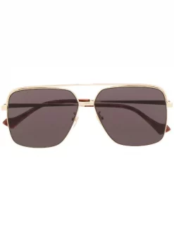 ( Nouvelle Collection ) Gucci Eyewear Lunettes De Soleil à Monture Carrée Femme