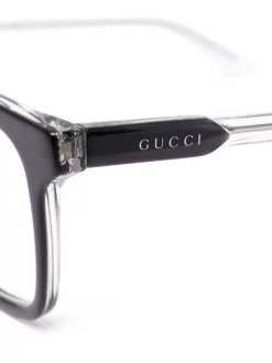 Gucci Eyewear Lunettes De Vue à Monture Carrée Homme -Gucci Eyewear Soldes 2022 18074808 39632536 600