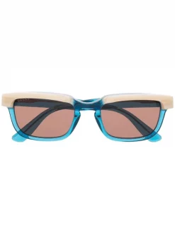 ( Nouvelle Collection ) Gucci Eyewear 4623 BLUE Lunettes De Soleil Ă Monture D'inspiration Wayfarer Homme