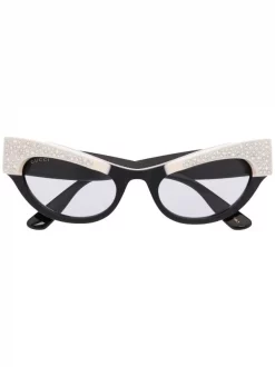 ( Nouvelle Collection ) Gucci Eyewear Lunettes De Soleil Ă Monture Papillon Femme