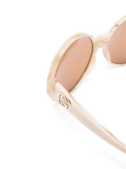 ( Nouvelle Collection ) Gucci Eyewear Lunettes De Soleil à Plaque Logo 9723 -Gucci Eyewear Soldes 2022 18083261 38298807 600