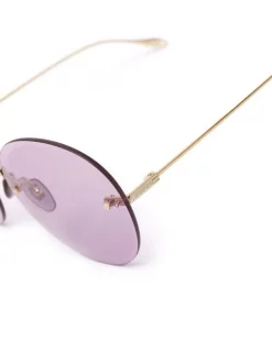 ( Nouvelle Collection ) Gucci Eyewear Lunettes De Soleil à Monture Ronde 8052 GOLD GOLD PINK -Gucci Eyewear Soldes 2022 18092879 38579561 600