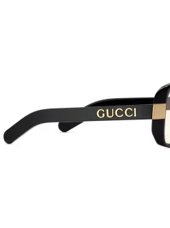 ( Nouvelle Collection ) Gucci Eyewear 8074 -ARGENT OR Lunettes De Soleil Pineapple à Monture Rectangulaire Homme 5 ( Nouvelle Collection ) Gucci Eyewear 8074 -ARGENT OR Lunettes De Soleil Pineapple à Monture Rectangulaire Homme -Gucci Eyewear Soldes 2022 18123717 38402036 600