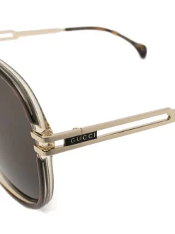 ( Nouvelle Collection ) Gucci Eyewear Lunettes De Soleil GG1104 à Monture Aviateur Homme 5 ( Nouvelle Collection ) Gucci Eyewear Lunettes De Soleil GG1104 à Monture Aviateur Homme -Gucci Eyewear Soldes 2022 18136783 38746476 600