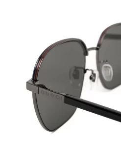 ( Nouvelle Collection ) Gucci Eyewear Lunettes De Soleil GG1100 à Monture Carrée Homme -Gucci Eyewear Soldes 2022 18137699 38749222 600