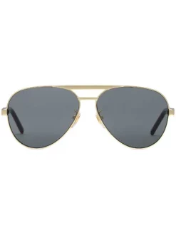 ( Nouvelle Collection ) Gucci Eyewear Lunettes De Soleil à Monture Aviateur Homme