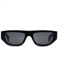 ( Nouvelle Collection ) Gucci Eyewear 1012 BLACK Lunettes De Soleil à Monture Rectangulaire Femme