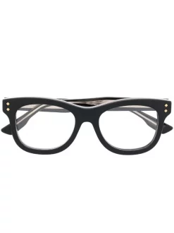 Gucci Eyewear Soldes 2022 16 Gucci Eyewear Lunettes De Vue à Monture Carrée 001 BLACK