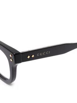 Gucci Eyewear Lunettes De Vue à Monture Carrée 001 BLACK -Gucci Eyewear Soldes 2022 18156050 39621669 600