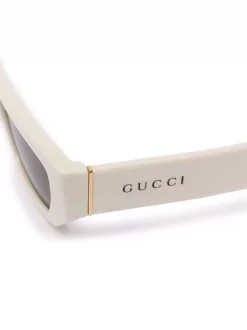 ( Nouvelle Collection ) Gucci Eyewear 9223 BEIGE Lunettes De Soleil à Monture Rectangulaire Femme -Gucci Eyewear Soldes 2022 18214381 38817740 600