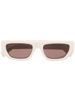 ( Nouvelle Collection ) Gucci Eyewear 9223 BEIGE Lunettes De Soleil Ă Monture Rectangulaire Femme