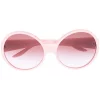 ( Nouvelle Collection ) Gucci Eyewear Lunettes De Soleil à Plaque Logo 5961 PINK