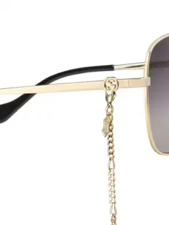 Gucci Eyewear Lunettes De Soleil GG1089SA à Monture Ronde 8012 GOLD GOLD GREY 5 Gucci Eyewear Lunettes De Soleil GG1089SA à Monture Ronde 8012 GOLD GOLD GREY -Gucci Eyewear Soldes 2022 18221275 38822210 600