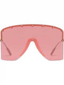 Gucci Eyewear 8059 Oro Lunettes De Soleil Ă Monture Oversize Homme