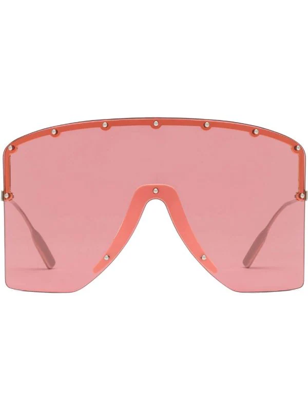 Gucci Eyewear 8059 Oro Lunettes De Soleil à Monture Oversize Homme 1 Gucci Eyewear 8059 Oro Lunettes De Soleil à Monture Oversize Homme