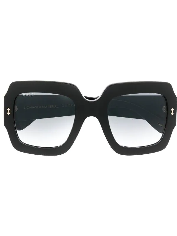 ( Nouvelle Collection ) Gucci Eyewear Lunettes De Soleil à Monture Oversize 1012 BLACK BLACK GREY 1 ( Nouvelle Collection ) Gucci Eyewear Lunettes De Soleil à Monture Oversize 1012 BLACK BLACK GREY