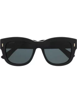 ( Nouvelle Collection ) Gucci Eyewear Lunettes De Soleil Ă Monture Rectangulaire Homme