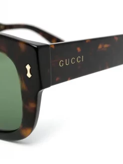 ( Nouvelle Collection ) Gucci Eyewear Lunettes De Soleil à Monture Rectangulaire 2330 HAVANA HAVANA GREEN 6 ( Nouvelle Collection ) Gucci Eyewear Lunettes De Soleil à Monture Rectangulaire 2330 HAVANA HAVANA GREEN -Gucci Eyewear Soldes 2022 18272777 39054140 600