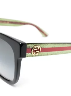 ( Nouvelle Collection ) Gucci Eyewear 002 BLACK GREEN GREY Lunettes De Soleil à Monture Oversize Femme 5 ( Nouvelle Collection ) Gucci Eyewear 002 BLACK GREEN GREY Lunettes De Soleil à Monture Oversize Femme -Gucci Eyewear Soldes 2022 18314246 39492934 600
