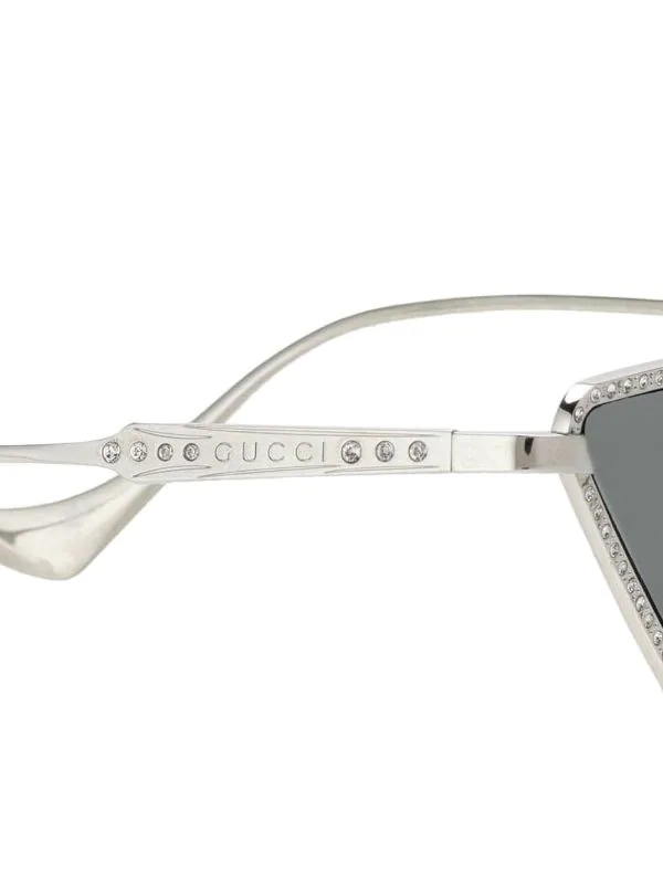 Gucci Eyewear Lunettes De Soleil à Ornements Strassés Femme 3 Gucci Eyewear Lunettes De Soleil à Ornements Strassés Femme – Image 3