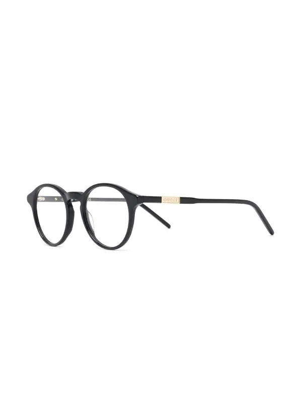 ( Nouvelle Collection ) Gucci Eyewear 001 BLACK Lunettes De Vue GG1160O à Monture Ronde Homme 2 ( Nouvelle Collection ) Gucci Eyewear 001 BLACK Lunettes De Vue GG1160O à Monture Ronde Homme – Image 2