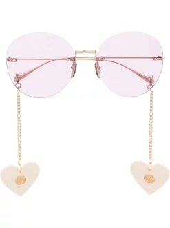 ( Nouvelle Collection ) Gucci Eyewear Lunettes De Soleil Ă Design Sans Monture Femme