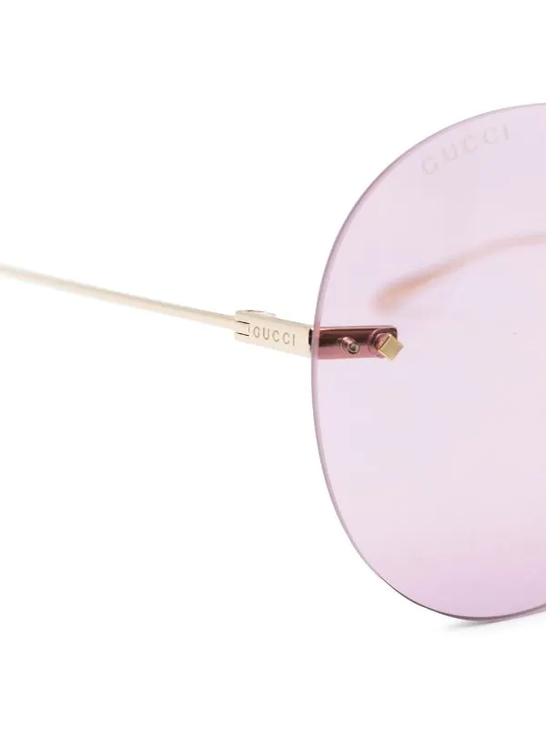 ( Nouvelle Collection ) Gucci Eyewear Lunettes De Soleil à Design Sans Monture Femme 3 ( Nouvelle Collection ) Gucci Eyewear Lunettes De Soleil à Design Sans Monture Femme – Image 3