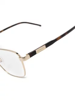 ( Nouvelle Collection ) Gucci Eyewear Lunettes De Vue GG1161O à Monture Carrée 002 BROWN -Gucci Eyewear Soldes 2022 18399731 39530904 600