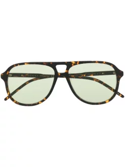 ( Nouvelle Collection ) Gucci Eyewear Lunettes De Soleil GG1156S Ă Monture Aviateur Homme