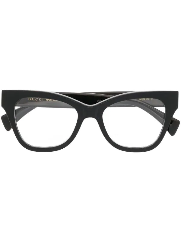 ( Nouvelle Collection ) Gucci Eyewear Lunettes De Vue à Monture Papillon 003 BLACK 1 ( Nouvelle Collection ) Gucci Eyewear Lunettes De Vue à Monture Papillon 003 BLACK